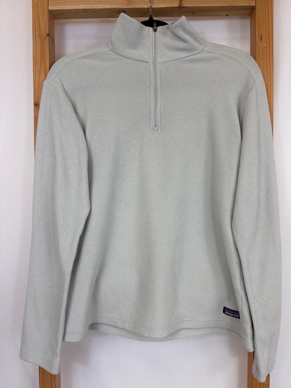Patagonia Light Gray Better Sweater Full Zip Jacket Vietnam Medium Womens